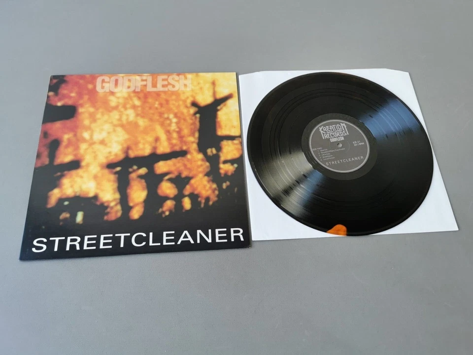 GODFLESH lim 250 orange black Vinyl LP Streetcleaner (2008 Kreation Records USA) Foto 1 de 3