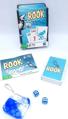 Rook Card Game by Hasbro/Parker Brothers 2011 NEW Bubblepop Keychain + Mini Dice - Image 1 of 4