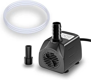 alizzy 150GPH Pompa Acqua Sommersa Piccola (570L/H, 10w), Acqua Ultra Silenziosa Fo... - Foto 1 di 6