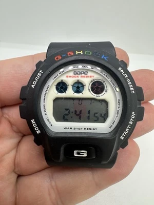 A BATHING APE G-SHOCK DW-6900 Limited Edition Multicolor/Black Watch 60/2000 - Image 1 of 4