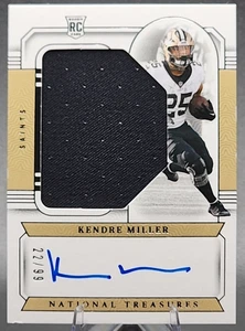 Kendre Miller /99 2023 National Treasures Rookie RC On Card Auto RPA Saints SP - Picture 1 of 2