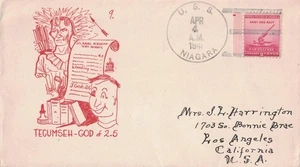 4 Apr 1941 Naval Cover, USS Niagara PG-52 - Picture 1 of 2