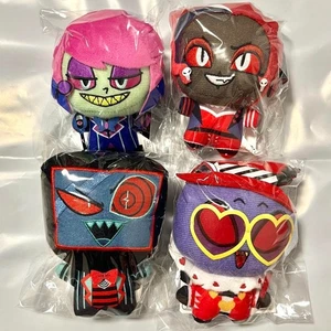 Peluche pupazzo Welcome to Hazbin Hotel 4,5 pollici Vol.3 set di 4 nuovo giappone con etichetta - Foto 1 di 3