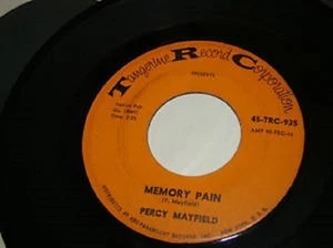 Percy Mayfield - Memory Pain / You Don’t Exist No More - Classic 7” 45 - Imagen 1 de 1