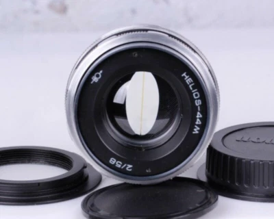 HELIOS 44M 2/58mm ANAMORPHIC Cinema Lens Soviet lens, adapter Canon EF EOS - Image 1 of 4