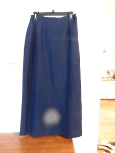 GOODCLOTHES LADIES SKIRT SIZE 10, LONG,BLACK,LINED,TAILORED,LINEN - Picture 1 of 7