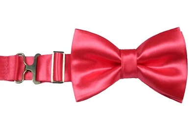 Satin Bow Tie  Adult, Baby ,Toddler, Boys .Teens for Wedding Formal Tuxedo Suit - Image 1 of 2