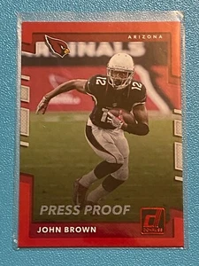 Panini Donruss 2017 prensa roja a prueba paralelo #166 John marrón 🙂 - Imagen 1 de 2