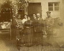 1916 FOTO FAMILIENFOTO GARDE HUSSAR BERLIN EK SOLDAT UNIFORM 1.WK KAVALLERIE