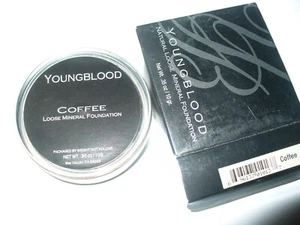 Youngblood Natural Mineral Loose Foundation Coffee Cosmetic .35 oz. NEW In Box - Picture 1 of 7