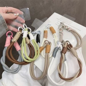 Colorful Braided Lanyard Keychain Nylon Mobile Phone Lanyard Phone - Photo 1 sur 13