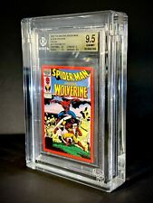 2022 Panini Amazing Spiderman 60th SPIDER-MAN vs WOLVERINE 1987 #111 BGS 9.5 GEM