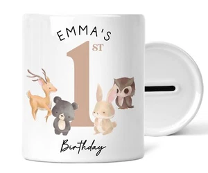 Personalised 1st Birthday Money Box | 1st Birthday Gift, 1st Birthday Gift - Picture 1 of 2