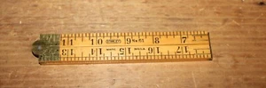 Clean Vintage Stanley No. 61 24" Folding Wood Ruler - Picture 1 of 3