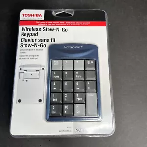 Toshiba Noteworthy Wireless Stow-N-Go Key Keypad USB ACC025 - Picture 1 of 9