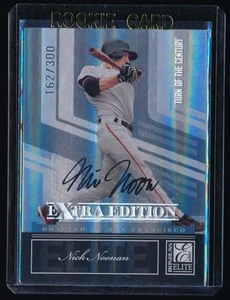 NICK NOONAN 2007 DONRUSS ELITE EXTRA EDITION TURN OF THE CENTURY RC AUTO 162/300 - Picture 1 of 1