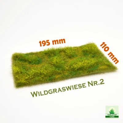 602 / Wildgraswiese Nr.2 / Grasmatte / 110 mm x 195 mm - Bild 1 von 4