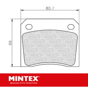 Pastillas de freno Mintex MGB521 - Imagen 1 de 1