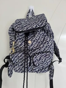 See by Chloe Backpack Canvas Blue Women's Authentic - Picture 1 of 7