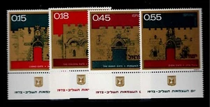 Israel Scott #488-91, Tab Singles 1972 Complete Set FVF MNH - Picture 1 of 1