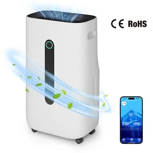Puluomis Elektrisch Luftentfeuchter 20L/Tag Entfeuchtung Raumentfeuchter APP - Bild 1 von 10