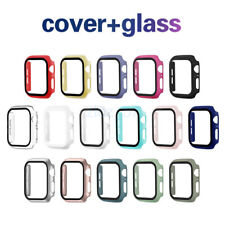 AU 2 in 1 Watch Case Cover Screen Protector For i Watch Ultra 8 7 6 Frame Face