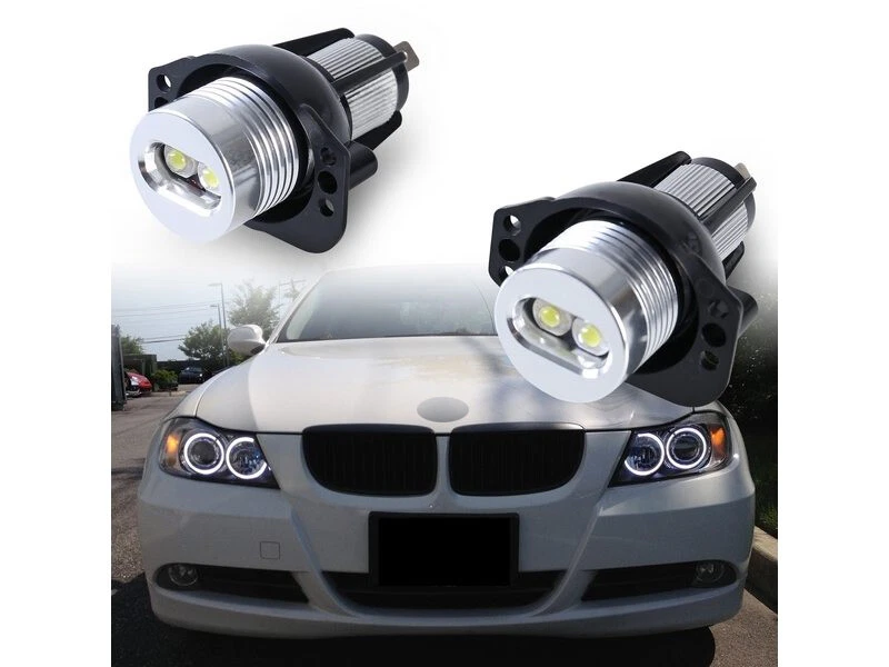 LED Angel Eye Halo Ring Marker Light Bulb 20W for BMW E90 E91 With Error Free - Image 1 of 3