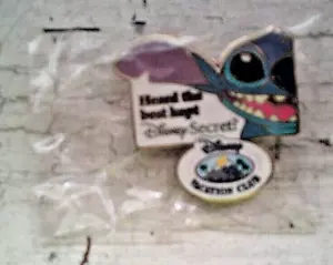 NEW DISNEY HEARD THE BEST KEPT DISNEY SECRET VACATION CLUB STITCH PIN - Imagen 1 de 1