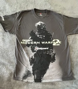 Camiseta promocional Call of Duty Modern Warfare 2 Game Stop para hombre talla: grande - Imagen 1 de 11