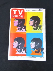 TV Guide March 5-11 1966 BARBARA FELDON Get Smart ANDY WARHOL POP ART No Label - Picture 1 of 4