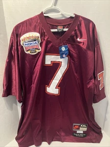 Maglia Michael Vick 2000 Nokia Sugarbowl Vintage Y2K RARA usata condizioni XXL - Foto 1 di 22