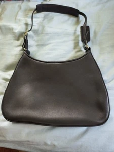 Coach D1K 8319 Black Leather Pouch Bag. EUC Used 4 Times - Picture 1 of 8