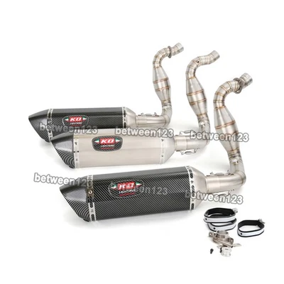 Silenciador de escape para BMW G310R G310GS 2016-2025 tubo de cabezal delantero punta de enlace medio Foto 1 de 4