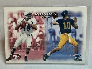2000 Skybox Dominion - Rookies Pairs Tom Brady, Giovanni Carmazzi #234 (RC) - Picture 1 of 10
