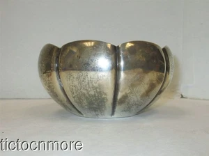 VINTAGE RANDAHL STUDIO STERLING SILVER TULIP BOWL CHICAGO KALO ERA 242g - Picture 1 of 10