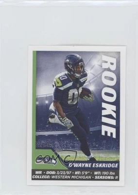 2021 Panini NFL Sticker & Card Collection Stickers D'Wayne Eskridge Rookie RC - Image 1 of 2