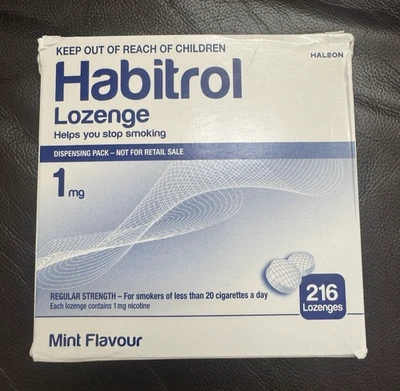 Habitrol Lozenge 1mg Mint  2 Boxes / 532 Lozenges - Exp 05/2027 - Free Shipping - Image 1 of 2