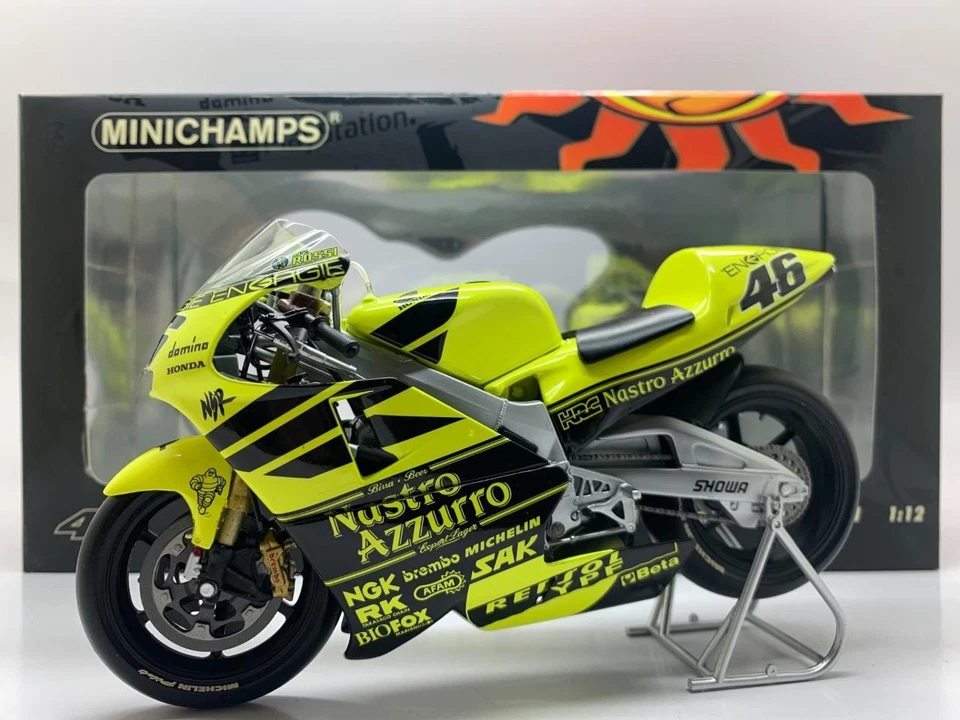 Minichamps Honda Nsr 500 Moto De Test Pré-Saison 2001 Rossi 122 016946 1/12 - Photo 1/1