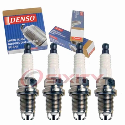 4 pc Denso Standard Spark Plugs for 1998-1999 Toyota Corolla 1.8L L4 zy - Image 1 of 4