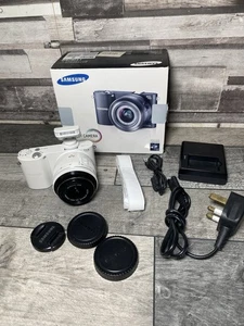 Samsung NX1100 20.3MP Dig Camera White + ED 20-50mm Lens + Battery/Charger Boxed - Picture 1 of 16