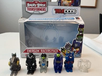 TelePods Angry Birds Transformers Energon Racers Pack Autobirds vs Deceptihogs - Image 1 of 4