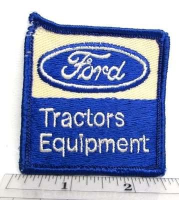 Vintage Ford Tractors Equipment Jacket Patch Dealership Mechanic Agriculture - Image 1 of 4