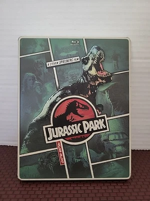 Jurassic Park (Blu-ray/DVD, 2014, 2-Disc Set, Includes Digital Copy UltraViolet - Imagem 1 de 4
