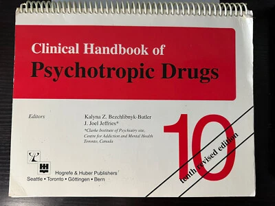 Clinical Handbook of Psychotropic Drugs - 10th Revised Edition - Image 1 of 3