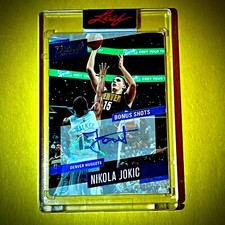Nikola Jokic Auto 2017-18 Prestige Bonus Shots Signatures Nuggets Autograph