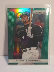 2013 Panini Prizm Einzelhandel Paul Konerko grün Prizm SP #170 weiße Sox - Bild 1 von 2