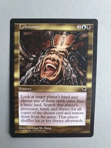 Lobotomy, MTG Tempest (1997) Uncommon Mulicoloured Sorcery VNM - Picture 1 of 2