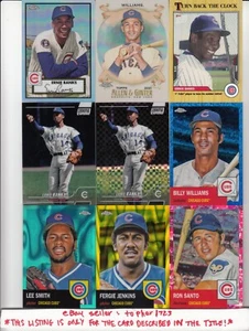 (TC) 2021 Allen & Ginter Chrome Refractor BILLY WILLIAMS #224 Cubs - Picture 1 of 1