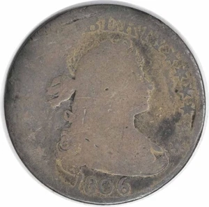 1806 Bust Silver Quarter AG sin certificación #256 - Imagen 1 de 2