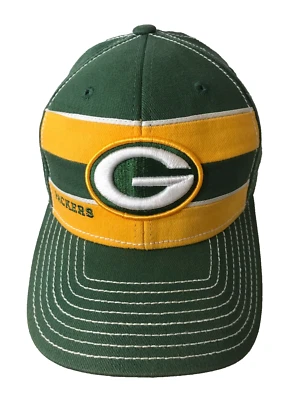 Gorra de béisbol ajustada con logotipo de fútbol americano de Green Bay Packers NFL Reebok L/XL para adultos Foto 1 de 4